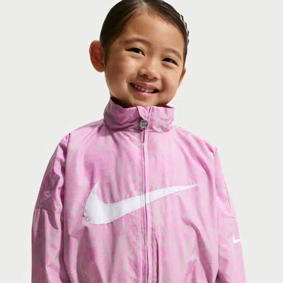 Nike Babies' Club Toddler Woven Jacket In Pink