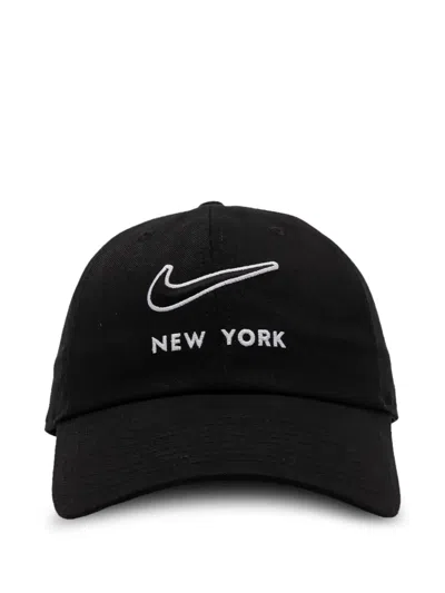 Nike Club Unstructured City Baseball Cap In Black