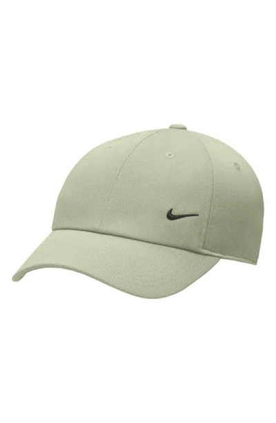 Nike Club Unstructured Curved Bill Baseball Cap In Oil Green/ Black