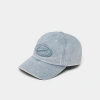 Nike Club Unstructured Denim Patch Strapback Hat In Blue