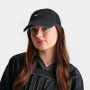 Nike Club Unstructured Denim Strapback Hat In Black