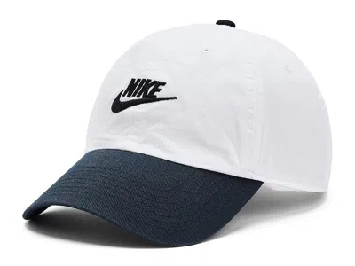Nike Club Unstructured Futura Wash Cap Baseball Caps White/black/black: Md/lg