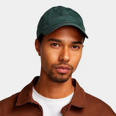 Nike Club Unstructured Jdi Strapback Hat In Vintage Green/black