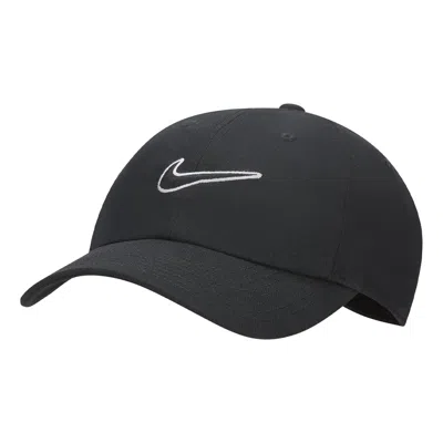 NIKE NIKE CLUB UNSTRUCTURED SWOOSH CAP 'BLACK'