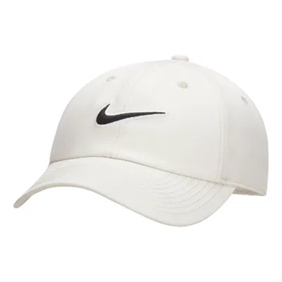 NIKE NIKE CLUB UNSTRUCTURED SWOOSH CAP 'WHITE'