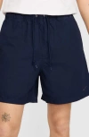 Nike Club Washed Flow Shorts In Obsidian