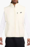 Nike Club Winterized Vest In Sail/black