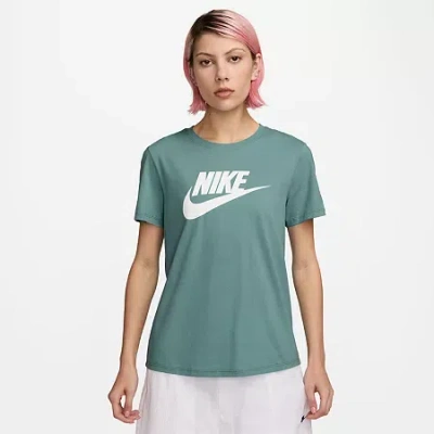 Nike Club Womens Crew Neck Short Sleeve Active T-shirt In Multi