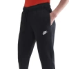 Nike Club Womens Drawstring Waist Cuffed Mid Rise Fleece Active Jogger Pant In Black