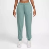 Nike Club Womens Drawstring Waist Cuffed Mid Rise Fleece Active Jogger Pant In Green