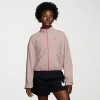 Nike Club Womens Fleece Lined Lightweight Track Jacket In Pink