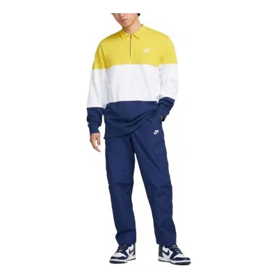Nike Club Woven Cargo Pants 'navy' In Blue