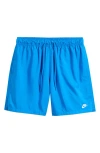 Nike Club Woven Flow Shorts In Blue