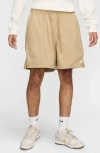 Nike Club Woven Flow Shorts In Brown