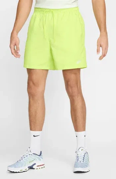 Nike Club Woven Flow Shorts In Green