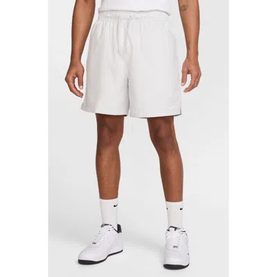 Nike Men's Club Woven Flow Shorts In White