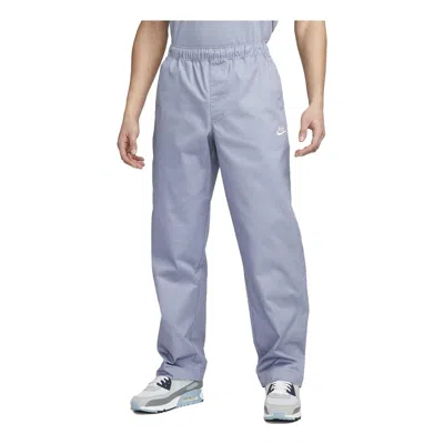 Nike Club Woven Straight Leg Trousers 'blue'