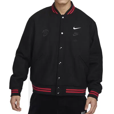 Nike Cny Basaball Jacket 'year Of The Dragon' In Black