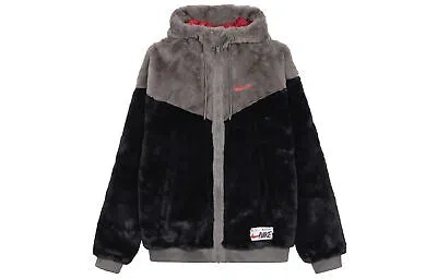 Pre-owned Nike Cny Year Of The Rabbit Collection Windrunner Jacket With Logo Splicing In Black