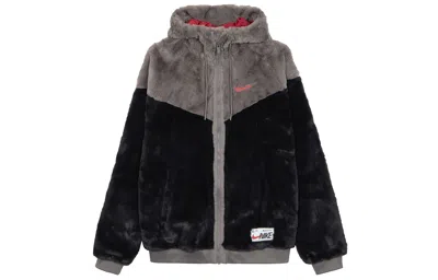 Pre-owned Nike Cny Year Of The Rabbit Collection Windrunner Jacket With Logo Splicing In Black