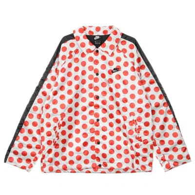 Nike Coach Jacket Men's Synthetic-fill Jacket Q5 In University Red/black/black