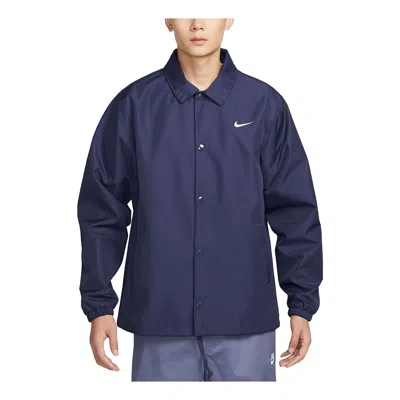 Nike Coach Jacket 'navy' In Blue