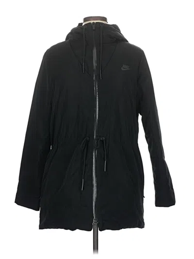 Pre-owned Nike Coat In Black