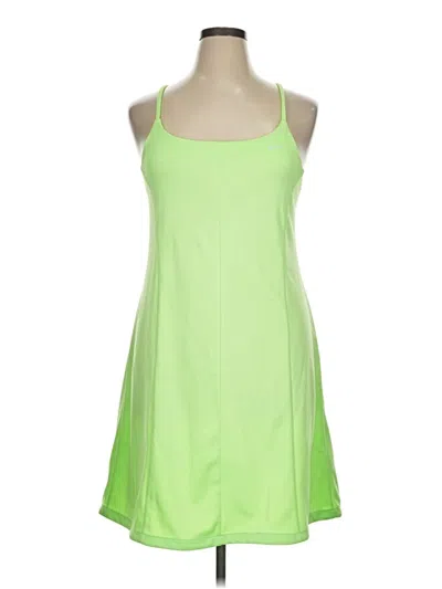 Pre-owned Nike Cocktail Dress In Green