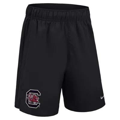 Nike College Challenger (south Carolina Gamecocks) Big Kids' Dri-fit Shorts In Black