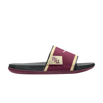 Pre-owned Nike College Offcourt Slide 'florida State' In Red
