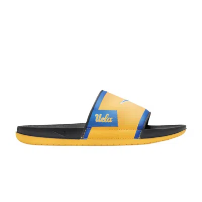 Pre-owned Nike College Offcourt Slide 'ucla' In Gold