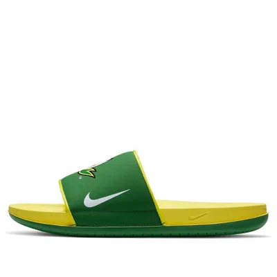 Nike College Offcourt Slides 'oregon Ducks' In Animal Print