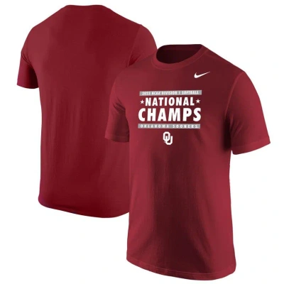 Nike College World Series Champions T-shirt In Crimson