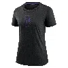 Nike Colorado Rockies Authentic Collection Early Work  Women's Mlb T-shirt In Black