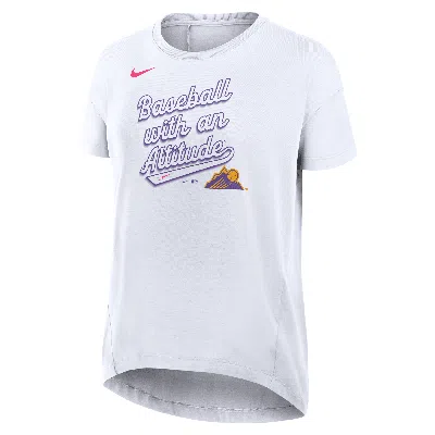 NIKE COLORADO ROCKIES CITY CONNECT FLOWY WOMENÂS  WOMEN'S DRI-FIT MLB T-SHIRT,1015813032