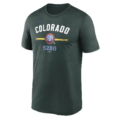 Nike Colorado Rockies City Connect Legend  Men's Dri-fit Mlb T-shirt In Green