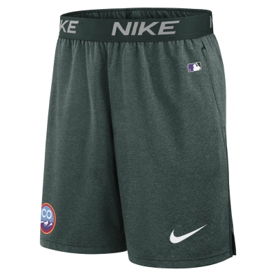 Nike Colorado Rockies City Connect Practice  Men's Dri-fit Mlb Shorts In Green