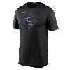 Nike Black Colorado Rockies Icon Legend Performance T-shirt