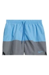 Nike Colorblock Drawstring Volley Shorts In Multi