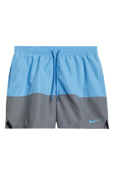 Nike Colorblock Drawstring Volley Shorts In Multi