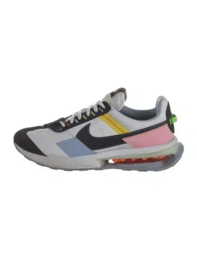 Pre-owned Nike Colorblock Pattern Athletic Sneakers In White
