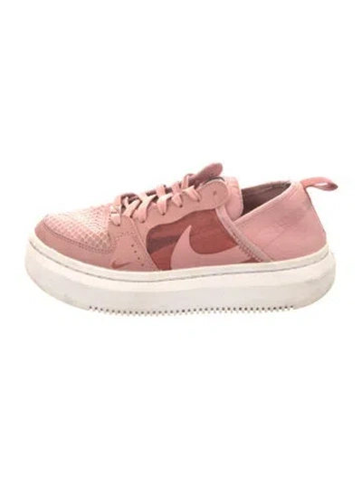 Pre-owned Nike Colorblock Pattern Sneakers In Pink