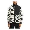 Nike Colorblock Stand Collar Long Sleeves Jacket White In Black