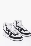Nike Comme Des Garcons Homme Plus Two-tone Leather Terminator Hig In Multi