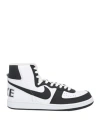 Nike Comme Des Garcons Homme Plus Two-tone Leather Terminator Hig In White