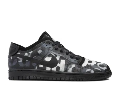 Nike Comme Des Garçons X  Wmns Dunk Low 'monogram Print' In Black