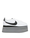 Nike Comme Des Garçons X  Woman Sneakers White Size 5 Soft Leather In White