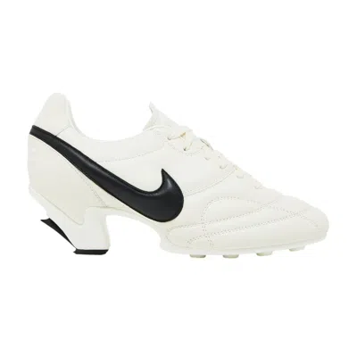 Pre-owned Nike Comme Des Garçons X Wmns Premier 'sail Black' In White