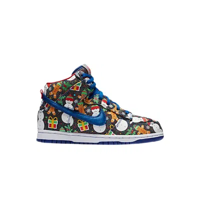 Pre-owned Nike Concepts X Sb Dunk High Ps 'ugly Christmas Sweater' 2017 | Multi-color | Kid's Size 1.5