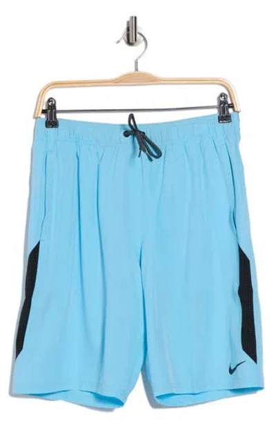 Nike Contend Volley Swim Trunks In Blue